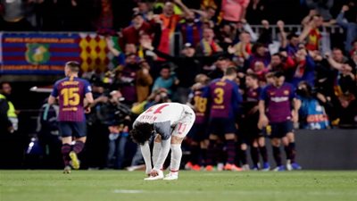 سيناريو مصر والكونغو.. فيديو مثير لرد فعل محمد صلاح على هدف ميسي