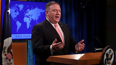 بومبيو يعزي في ضحايا الطائرة الروسية ويؤكد الاستعداد لتقديم العون