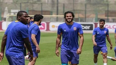 ناصر ماهر ومحارب ينتظمان في تدريبات الأهلي