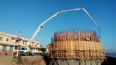 بدء إنشاء محطة مياه 