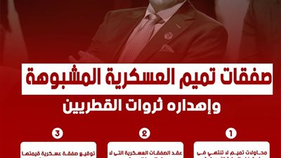 صفقات تميم العسكرية المشبوهة وإهداره ثروات القطريين