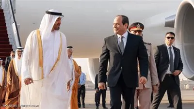 الرئيس السيسي يستقبل ولي عهد أبوظبي في القاهرة