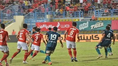 صور مباراة الأهلي وإنبي بكاميرا الفجر الرياضي