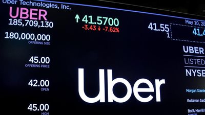 سهم أوبر يرتفع 4% لليوم الثالث على التوالى 