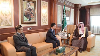 نائب أمير منطقة جازان يستقبل سفير جمهورية الصين الشعبية لدى المملكة