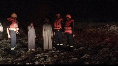 إنقاذ 8 أشخاص في أمطار الباحة جراء فيضان السدود