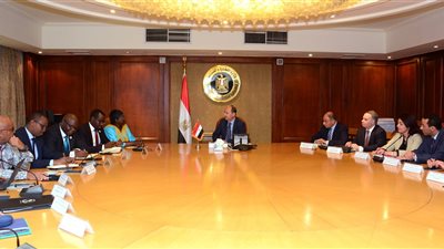 وزير التجارة يبحث مع الاتحاد الإفريقى إستعدادات مصر لإستضافة المقر التنفيذي اإتفاقية التجارة الإفريقية