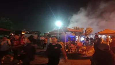 الأمن يسيطر على حريق فرع الأهلي بالشيخ زايد