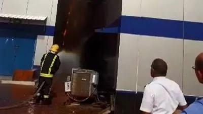 اندلاع حريق بمبنى تابع لـ