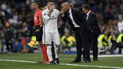 زيدان يكسر قلب ريال مدريد حبا في سيرجيو راموس