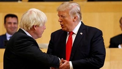 ترامب يدعم جونسون لخلافة ماي