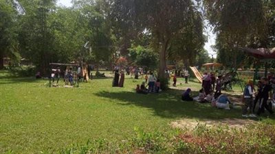 القناطر الخيرية تواصل استقبال زوارها في ثالث أيام العيد.. ورفع 750 طن قمامة (صور)