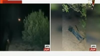 شاهد.. لحظة مقتل 8 عناصر إرهابية من المتورطين في هجوم كمين العريش