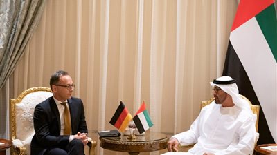 ولى عهد الإمارات يلتقي وزير الخارجية الألماني