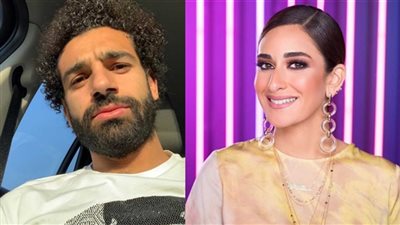 رد فعل أمينة خليل بعد لقاء محمد صلاح في الجونة