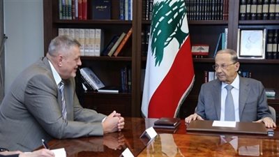 ميشال عون يبحث مع مسؤول أممي ترسيم الحدود مع إسرائيل