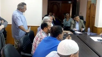 رئيس جهاز القاهرة الجديدة يعد حاجزي مشروع 