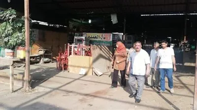 حملة لتنظيم سوق الجمعة بشربين وفتح الشوارع لسهولة حركة المرور