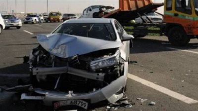 إصابة 13 شخصا في حادثي تصادم بالبحيرة