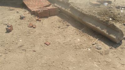 وحدة كفر البطيخ تزيل 50 متر تعدي على أرض زراعية بالركابية 