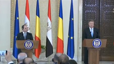 السيسي: نتطلع لتوطيد العلاقات مع رومانيا في كافة المجالات
