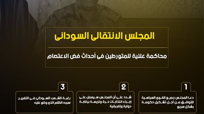 المجلس الانتقالى السودانى: محاكمة علنية للمتورطين فى أحداث فض الاعتصام