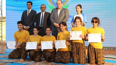 سفارة الهند تنظم اليوم العالمي لليوجا في المنيا