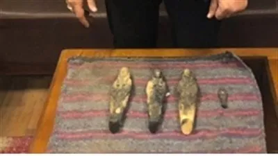 القبض على شخص بحوزته 4 تماثيل فرعونية بمنطقة شبرا