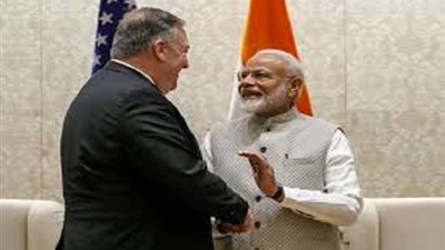 بومبيو يلتقي الزعيم الهندي وسط توترات تجارية