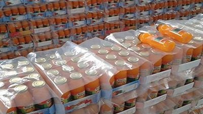 ضبط 6 آلاف زجاجة عصير غير صالحة للاستهلاك الآدمي بمركز البداري