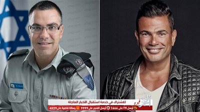 ماذا قال متحدث الجيش الإسرائيلي عن عمرو دياب!؟ (صورة)