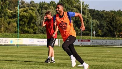 مؤمن زكريا يؤدي مرانًا تأهيليًا اليوم