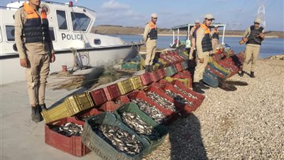 محافظ كفر الشيخ يتابع حملة إزالة التعديات على بحيرة البرلس (صور)