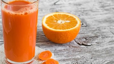 جربي تحضير عصير الجزر والبرتقال للرجيم 