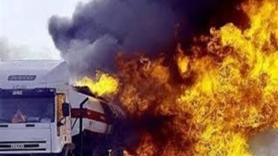 مقتل 4 أشخاص في انفجار شاحنة صهريج بروسيا