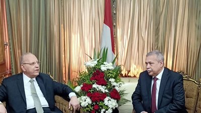 وزير العدل يزور النيابة الإدارية لتهنئة المستشار عصام المنشاوي برئاستها