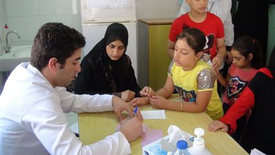 مديرية أمن دمياط تنظم قافلة طبية للكشف على الأهالي (صور)