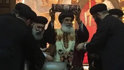 الأنبا بنيامين يحتفل بعيد الأنبا صرابامون بالبتانون