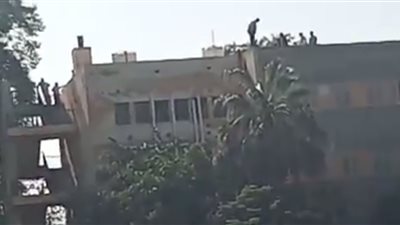 انتحار عامل بكلية الطب البيطري بجامعة دمنهور من أعلى المبنى (صور)