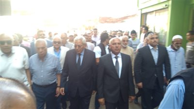 قيادات الدقهلية تشارك تشييع جنازة وتقديم العزاء في وفاة خال الفريق كامل الوزير