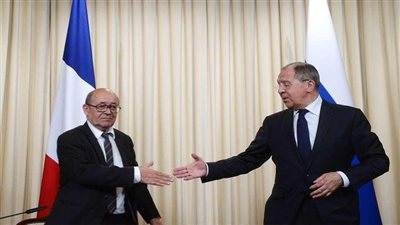 لافروف ولودريان يبحثان سبل خفض التوتر حول إيران