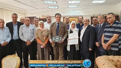 حسين زين يلتقي العاملين بقطاع الهندسة الإذاعية بـ'الوطنية للإعلام'