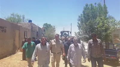 إزالة ٥١ حالة تعدي على أملاك الدولة بأسوان