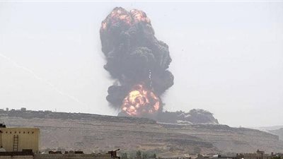 مقاتلات التحالف العربي تقصف مواقع للحوثي في صنعاء