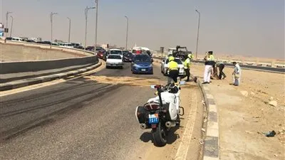 عودة حركة مرور السيارات لطبيعتها أعلى الطريق الدائري بالبراجيل