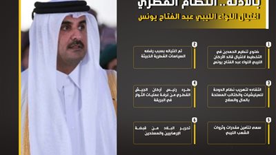 بالأدلة.. النظام القطري اغتيال اللواء الليبي عبد الفتاح يونس