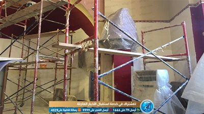 ترميمات المتحف المصري تكشف زخارفه الأصلية وانتهاء الواجهة (صور)