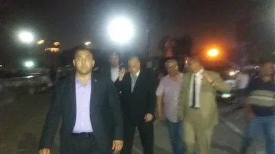 محافظ القاهرة يتفقد الحالة الأمنية لانفجار المنيل (صور)