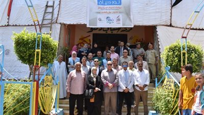 محافظ الفيوم يتفقد أعمال مبادرة 