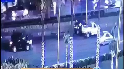 عاجل.. فيديو جديد من كاميرات المراقبة يرصد خط سير إرهابي معهد الأورام حتى تنفيذ الواقعة